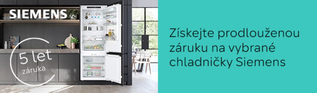 Siemens: získejte prodlouženou záruku 5 let na vybrané chladničky